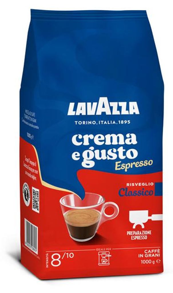 Lavazza Crema e Gusto Espresso Classico – Kawa ziarnista Zdjęcie produktu 