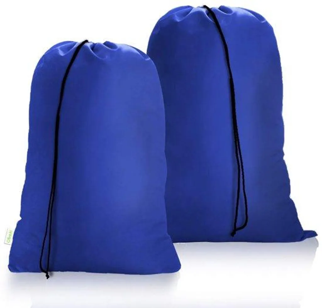 Lot de 2 sacs de voyage 60x80 cm avec sangle pour linge sale et vêtements