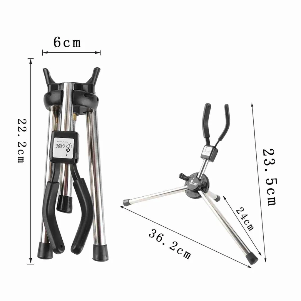 Supporto per sassofono tenore alto portatile pieghevole Supporto per treppiede per sax Accessori per sassofono per sassofono contralto/tenore  18