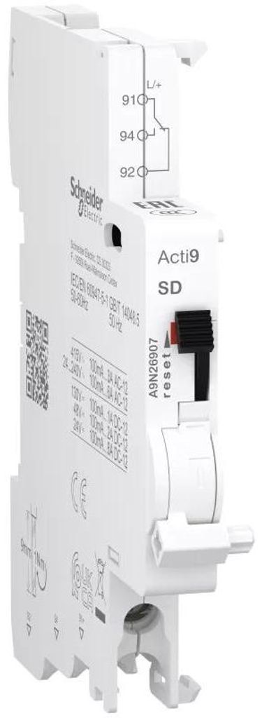Schneider Electric Fernmeldeschalter, Acti9, SD, 100mA - 6A, AC/DC, Anschluss unten A9N26907