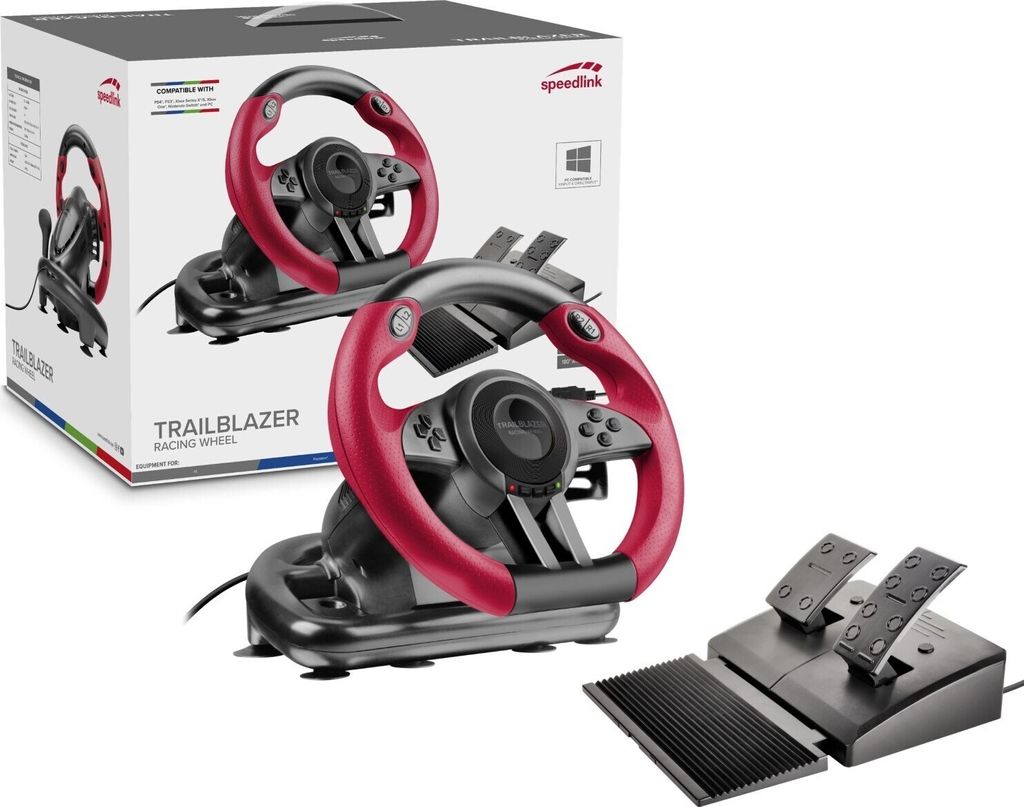 SPEEDLINK TRAILBLAZER Racing Wheel – sada volantu a pedálov Obrázok produktu 