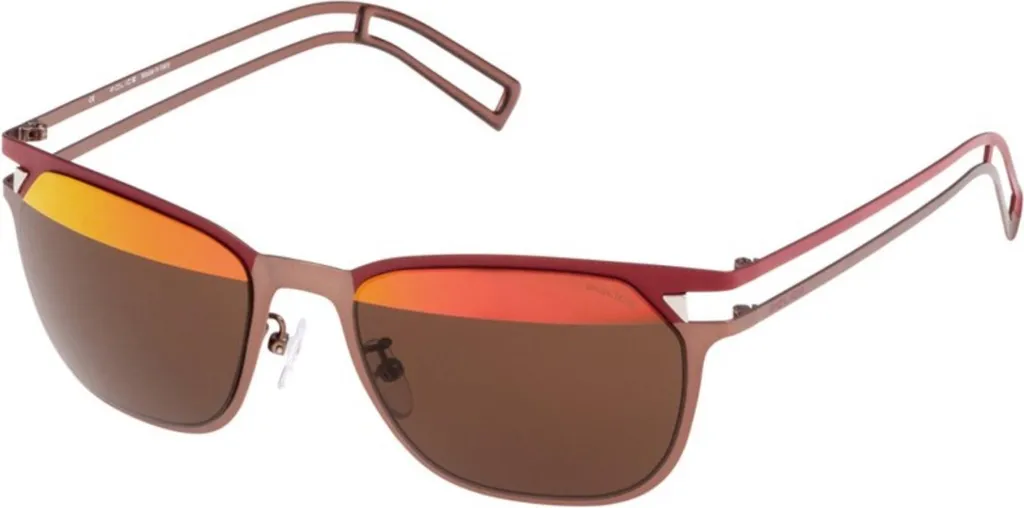 Occhiali da Sole Police S8965M 54SN8H: L'Eleganza del Metallo Italiano