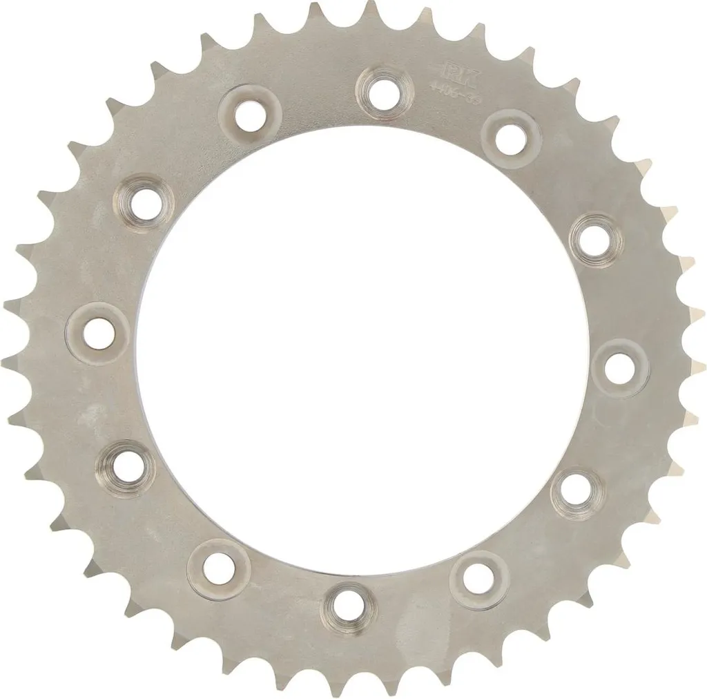 Pignon RK 4406 520 acier argent 40 dents contre l'usure de transmission