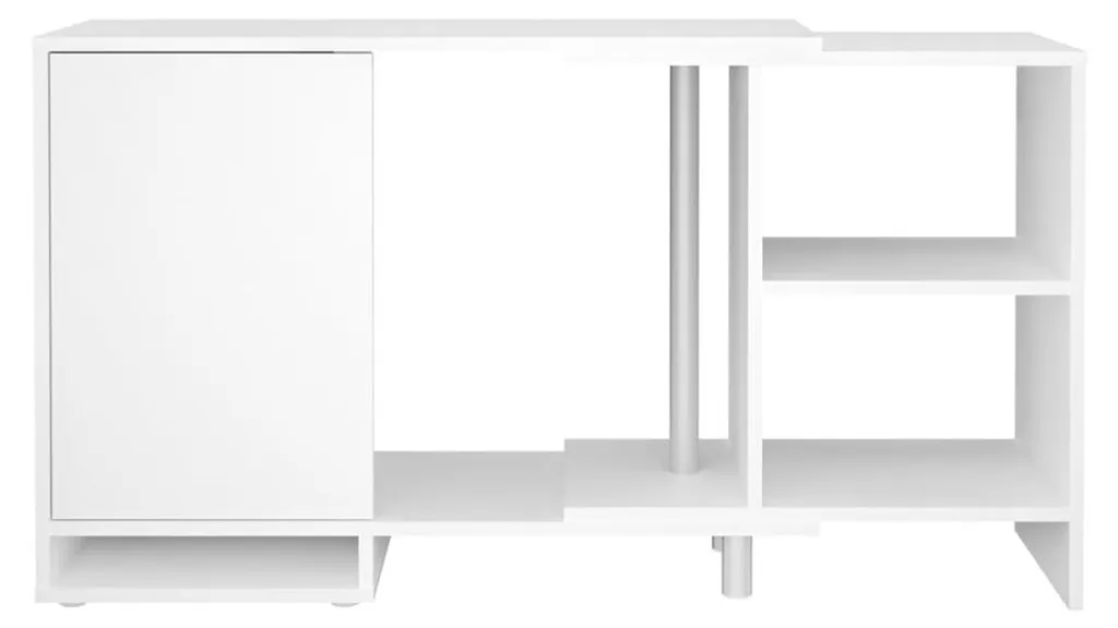 Meuble de rangement d'angle pour optimiser les petits espaces
