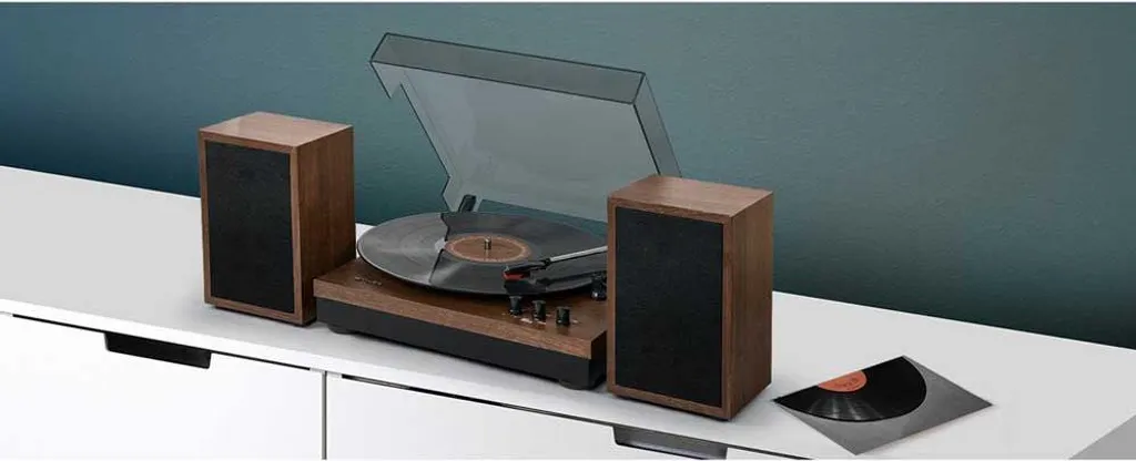 Tourne-disque Bluetooth Muse MT-108BT Platine stéréo encodeur USB - 6