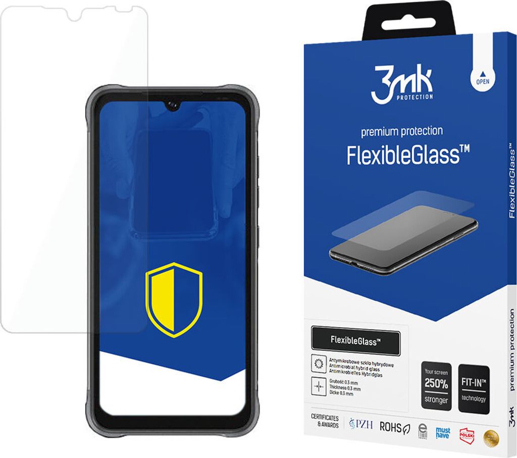3mk Display Hybridglas FlexibleGlass für Umidigi Bison Pro 0,3mm 7H