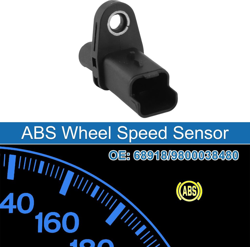 ABS Raddrehzahlsensor hinten links rechts ABS Sensor Antiblockiersystem Sensor Nr. 68918/9800038480 für Citroen C4 Picasso 2013-2021