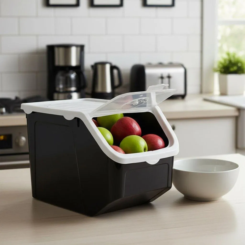 rockible Set di Colini Da Cucina 3 in 1 in Acciaio Inox, Coperchio