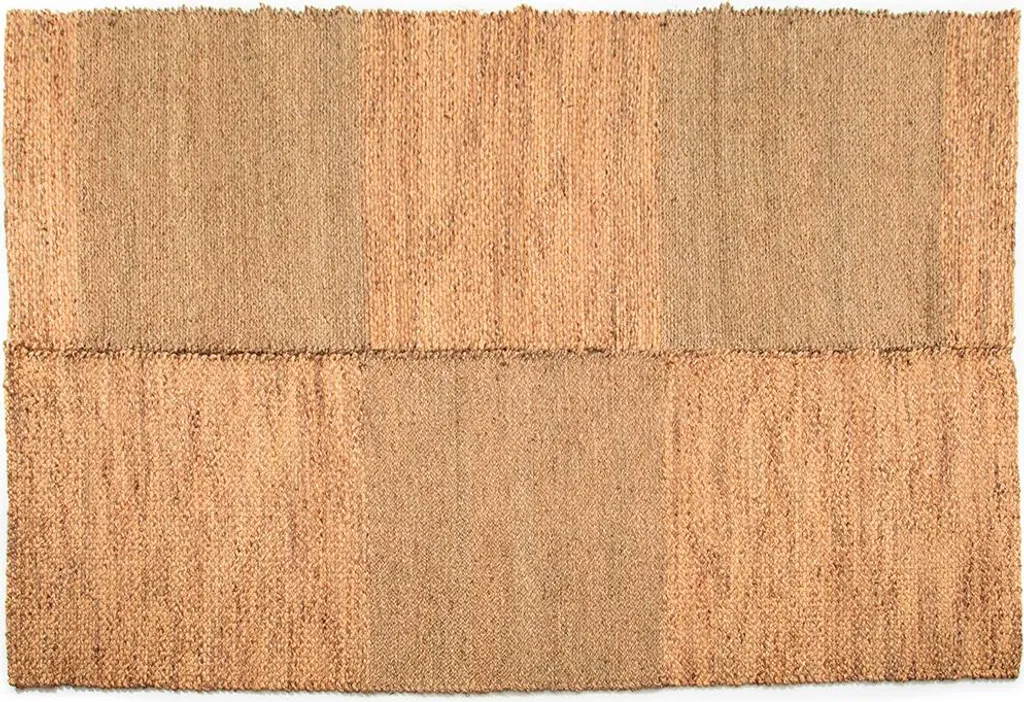 Tapis naturel pour salle à manger herbe de mer et jacinthe 280x175 cm