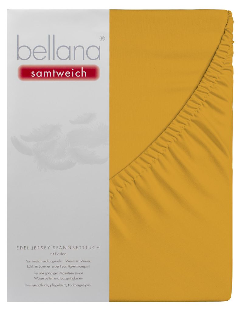 Bellana samtweich - Nobel-Jersey Elasthan Spannbetttuch Produktbild 