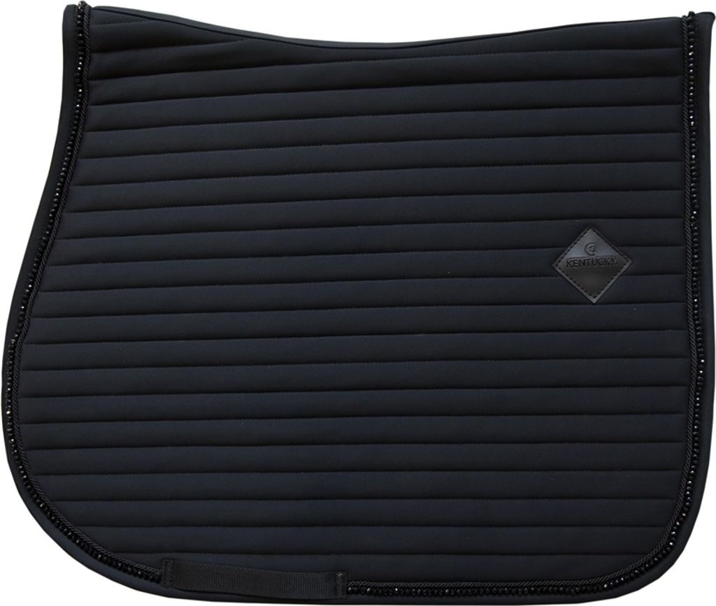Kentucky Horsewear Springschabracke Pearls Schabracke Sattelunterlage Schwarz