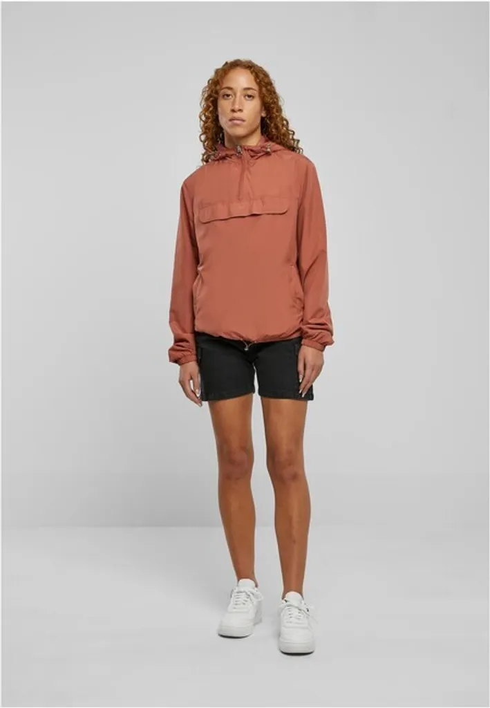 Coupe-vent Urban Classics Ladies Basic Pull Over Jacket terracotta 4XL - 5