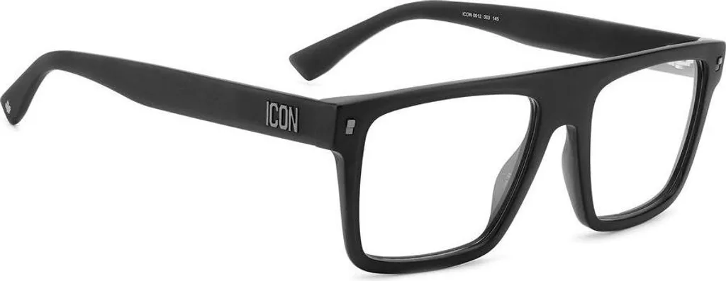 Monture optique homme Dsquared2 Icon 0012 003 rectangle noire - 4