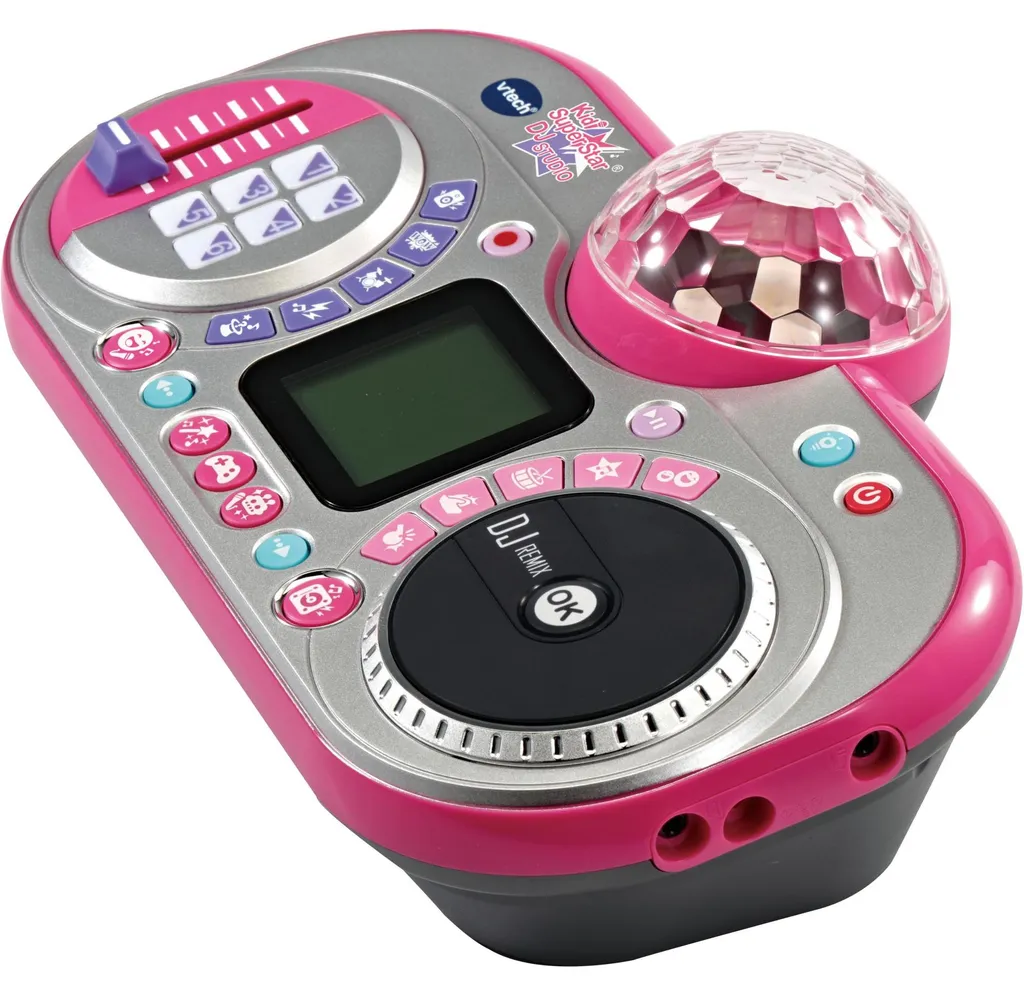 VTech Super Star DJ Studio Mixage - Console lumineuse avec effets et micro