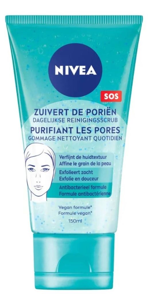 Nivea Reinigingscrub Essentials Onzuivere huid150ML