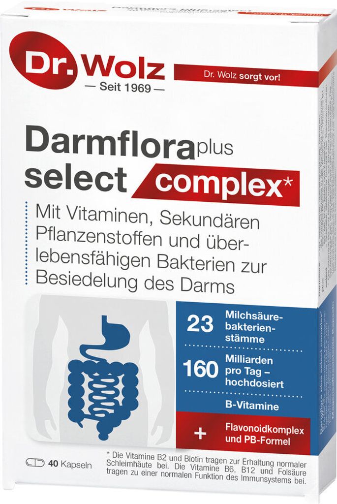 Dr. Wolz Darmflora plus select COMPLEX 80Kapseln Image du produit 