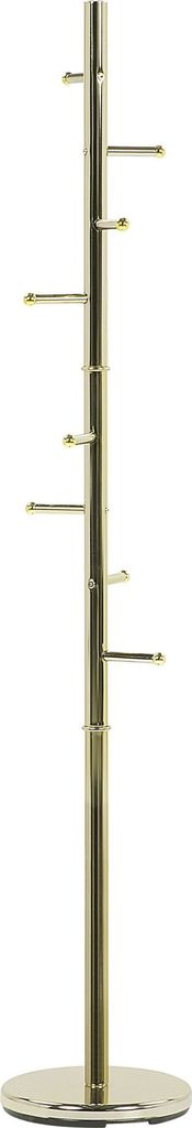 BELIANI Kleiderständer Gold Edelstahl 174 cm Modern Stilvoll Praktisch 8 Haken Flur