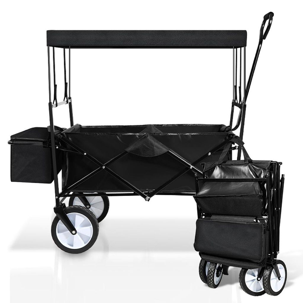 Faziango Bollerwagen Handwagen Transportwagen Faltbar Strandwagen Gartenwagen Gerätewagen Offroad Transportkarre Schubkarre
