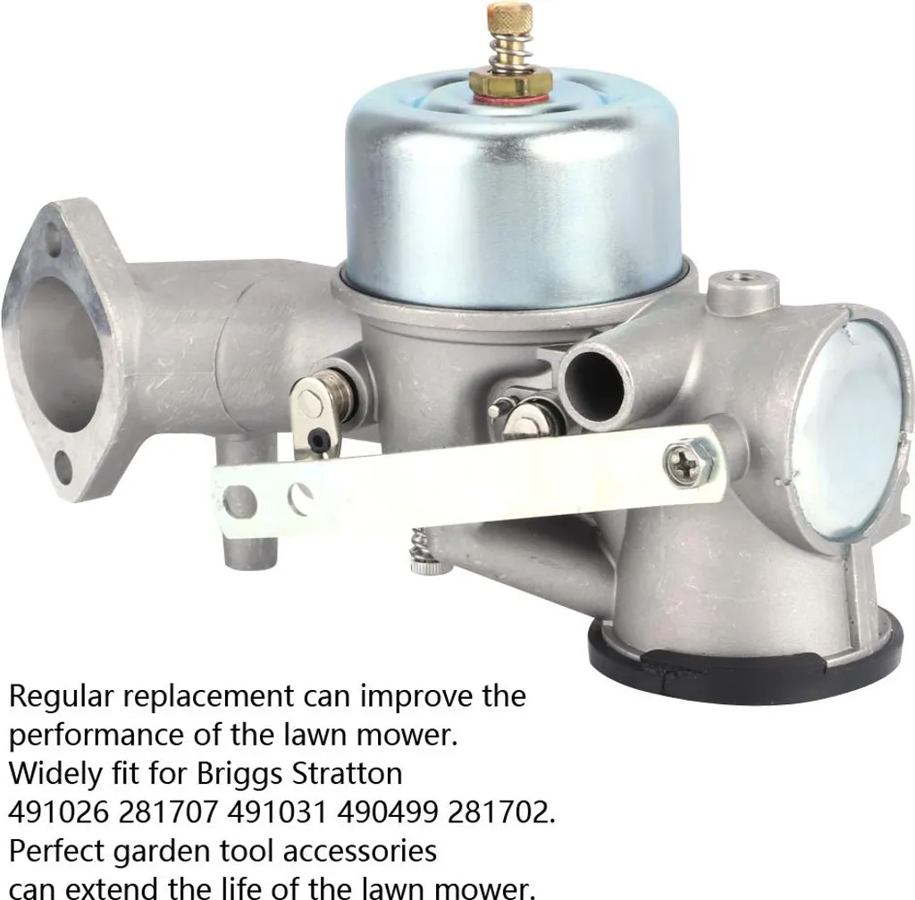 Carburateur pour tondeuse remplace 491026 281707 491031 490499 281702