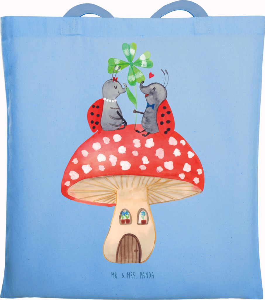 Mr. & Mrs. Panda Shopping Tasche Marienkäfer Fliegenpilz - Produktbild 