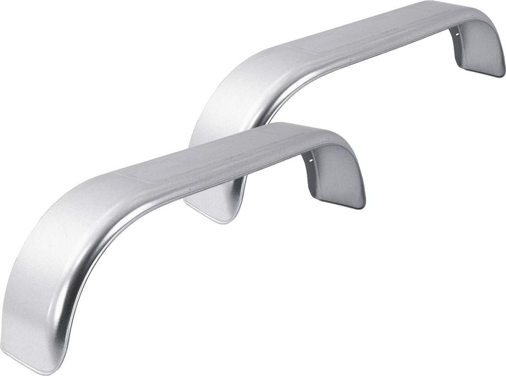 DE HAAN THRD 22155 Tandem-Kotflügel-Set 14-15 Zoll aus verzinktem Stahl 2 Stück für Pkw-Anhänger 1550x220 mm Radkasten