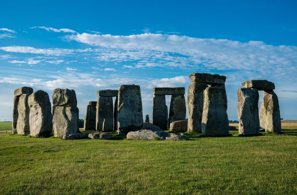 hansepuzzle 61977 - Stonehenge Puzzle, 500 Teile, Orte, 46,0 x 30,0cm mit hochwertiger Aufbewahrung, Kartonbox und wiederverschließbarem Beutel