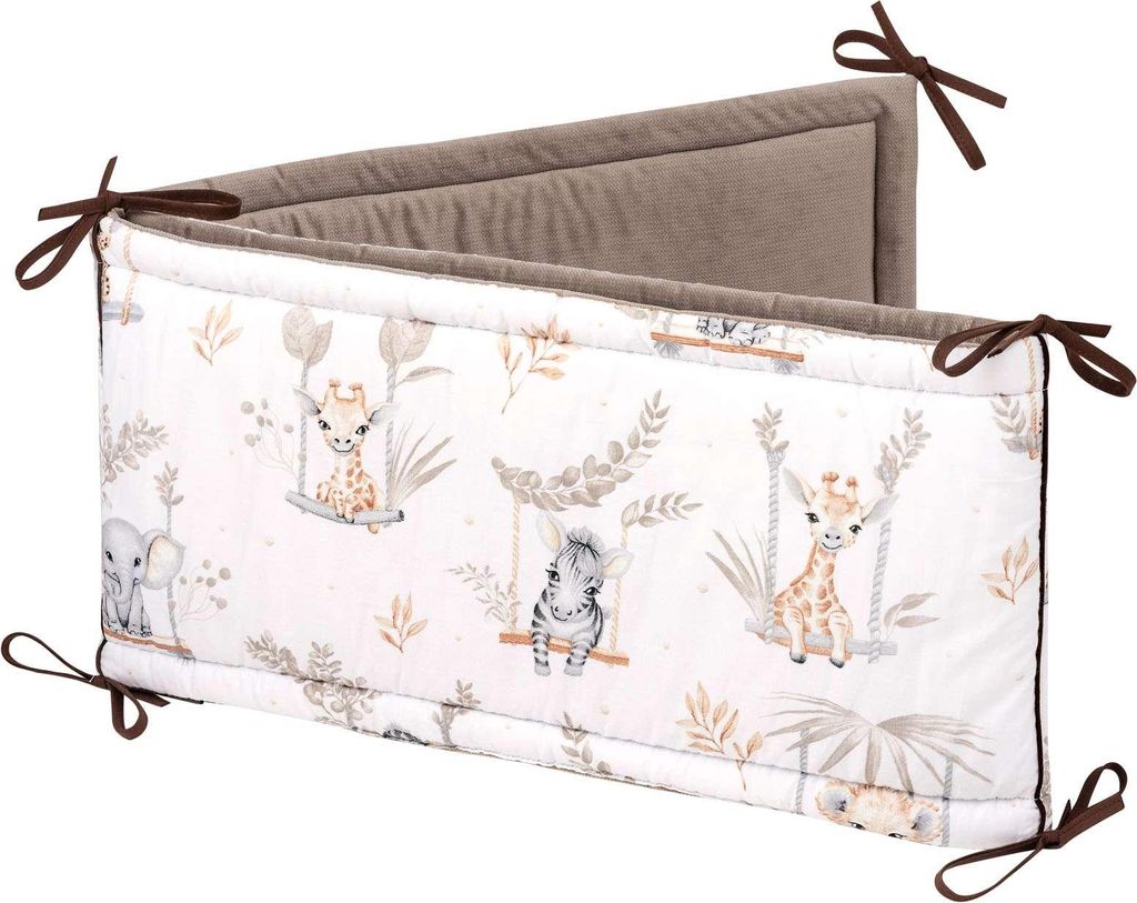 Happy Jungle & Latte Velvet Bettumrandung XXL Produktbild 