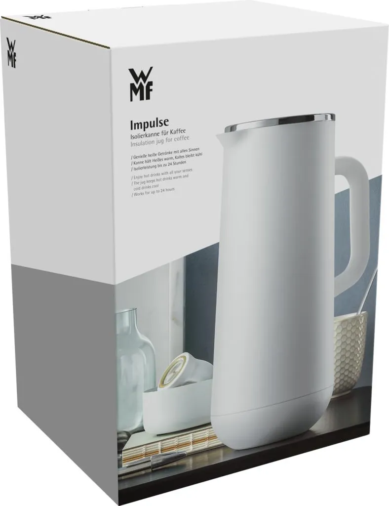 Caraffa Termica 1L WMF Impulse Bianca | Design Premiato per Caffè - 8