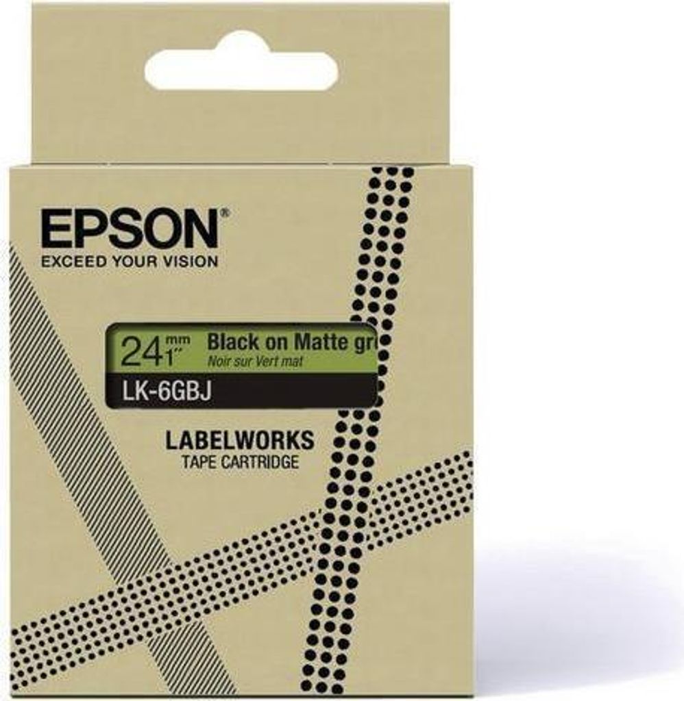 EPSON 18mm grn schwarz LK5GBJ Schriftband matt 8m.