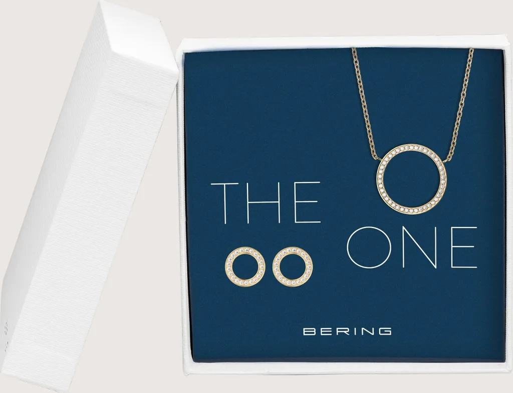 Collana con pendente e orecchini a perno - Bering Jewelry Modello: 434-718-Gold