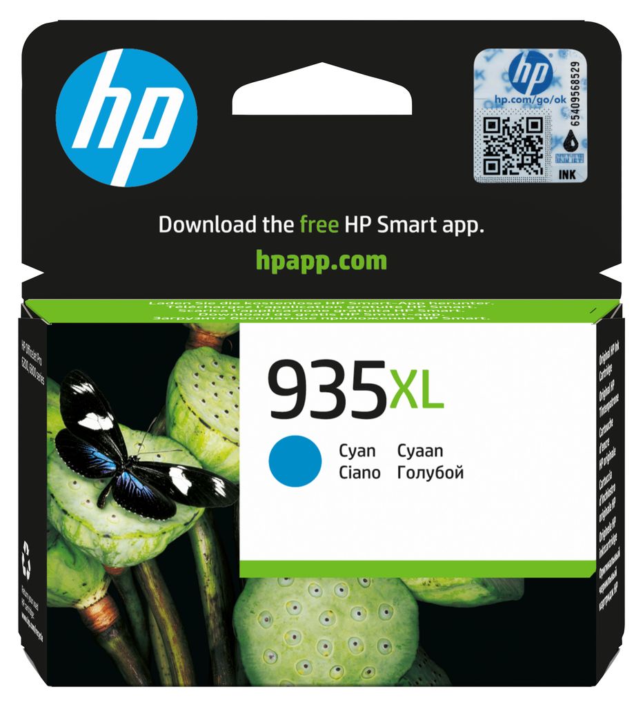 HP 935XL    Cyan                Tintenpatrone Immagine del prodotto 
