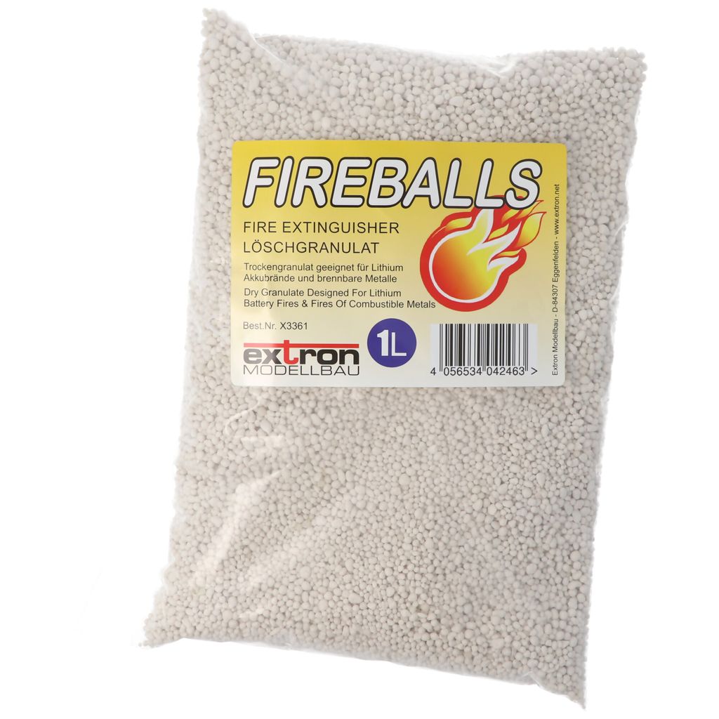 Granulato estinguente Fireballs per batterie al litio Immagine del prodotto 