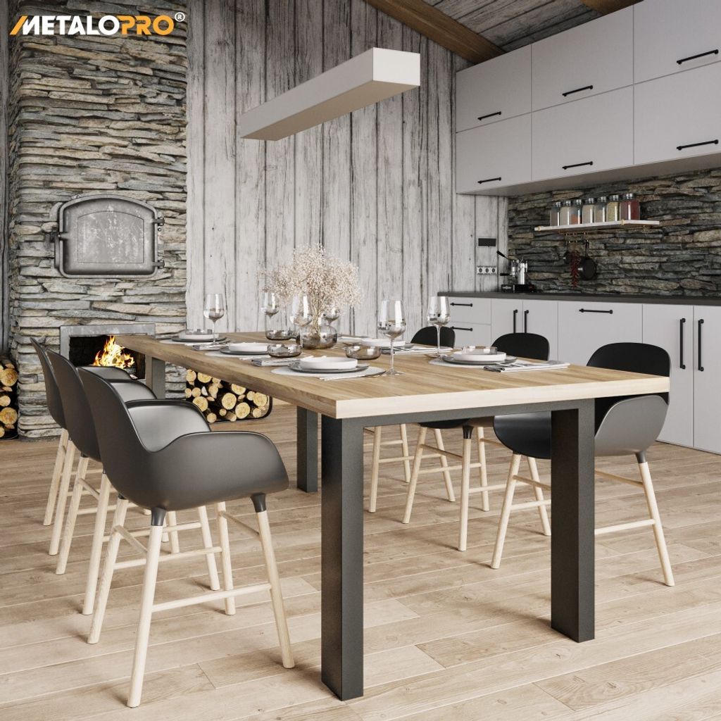 MetaloPro Etamin Extreme - Stabile Metall Tischbeine, Produktbild 