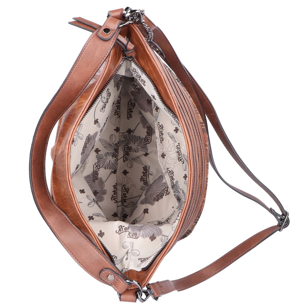 Rieker Damen Henkeltasche Schultertasche Damentasche H1059, Farbe:Braun
