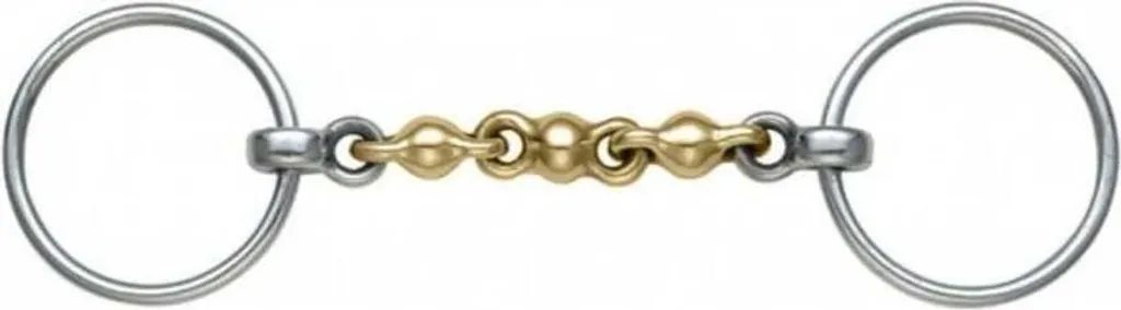 Filetto Waterford Shires ER777 Ottone 15cm - Comfort e Rispetto del Cavallo
