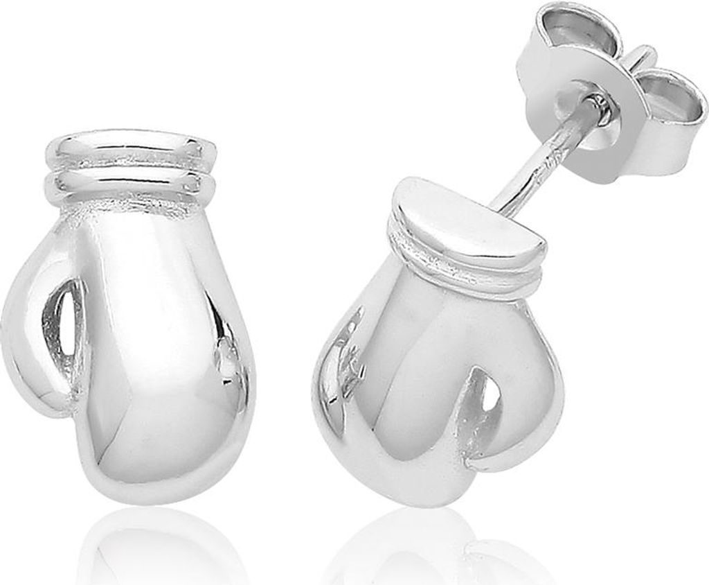 925 Sterling Silber Damen - Paar Ohrstecker; TRS35260