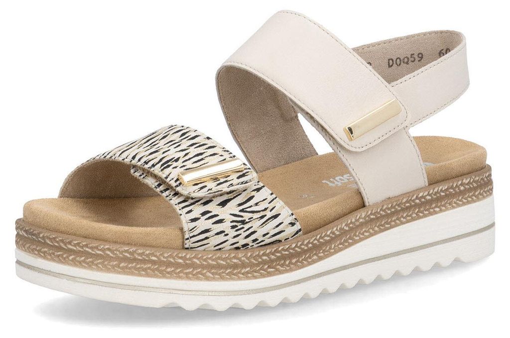 Remonte Espadrilles Sandalen Damen 32313932383734 Beige 36 EU