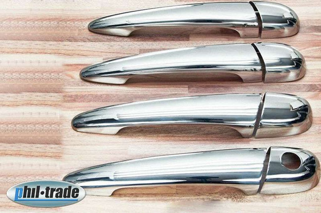 Chrom Türgriffe Edelstahl Kappen für BMW 3er Typ E46 | BJ 10.2000-2007