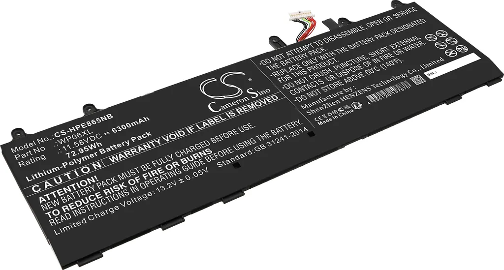 Batteria TECHTEK per HP EliteBook 860 G9 | Lavora Ovunque Senza Cavi