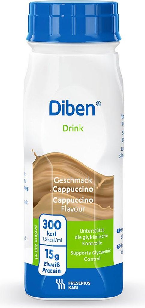 Fresenius Fresubin DIBEN Drink 6x4x200ml Cappuccino Produktbild 