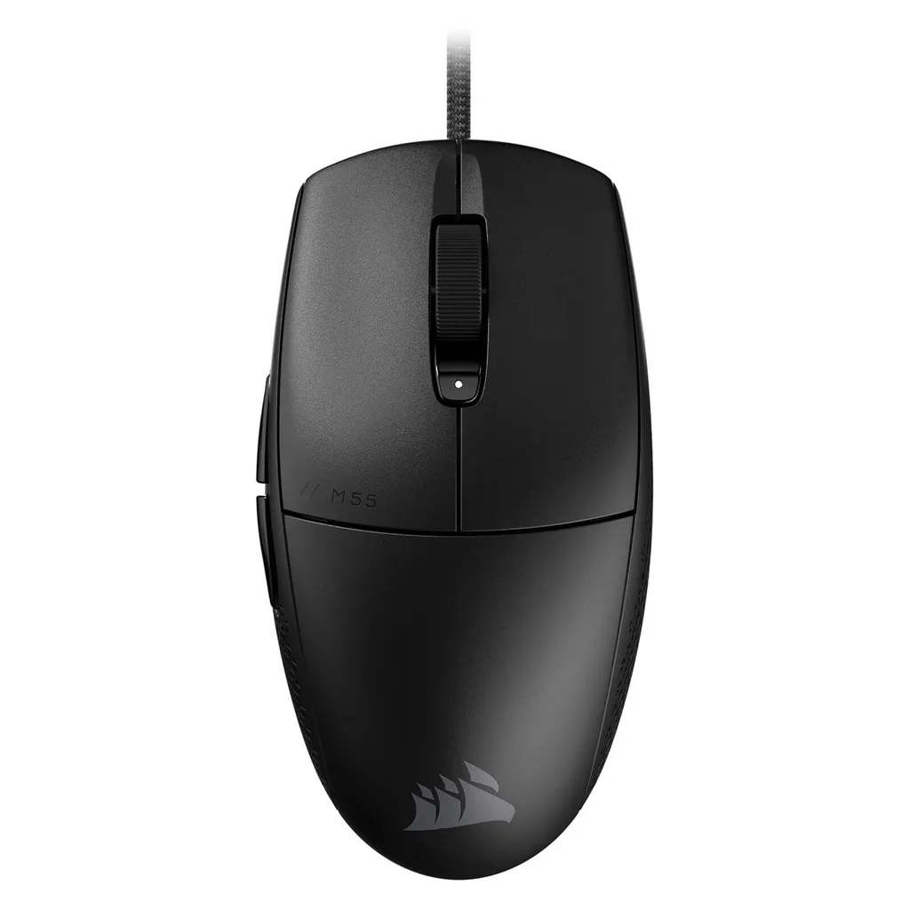 Souris Corsair M55 légère 12400 DPI avec boutons programmables noirs