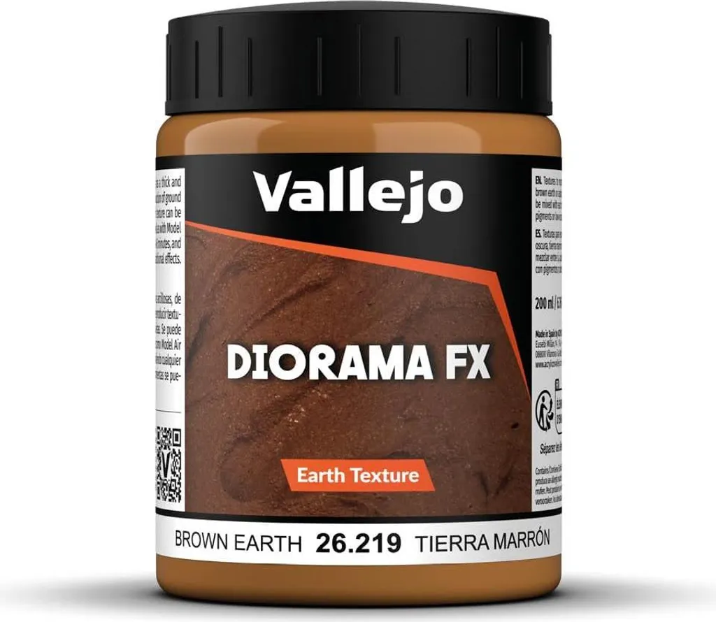 Texture terre brune Vallejo : finissez vos socles de figurines 200 ml