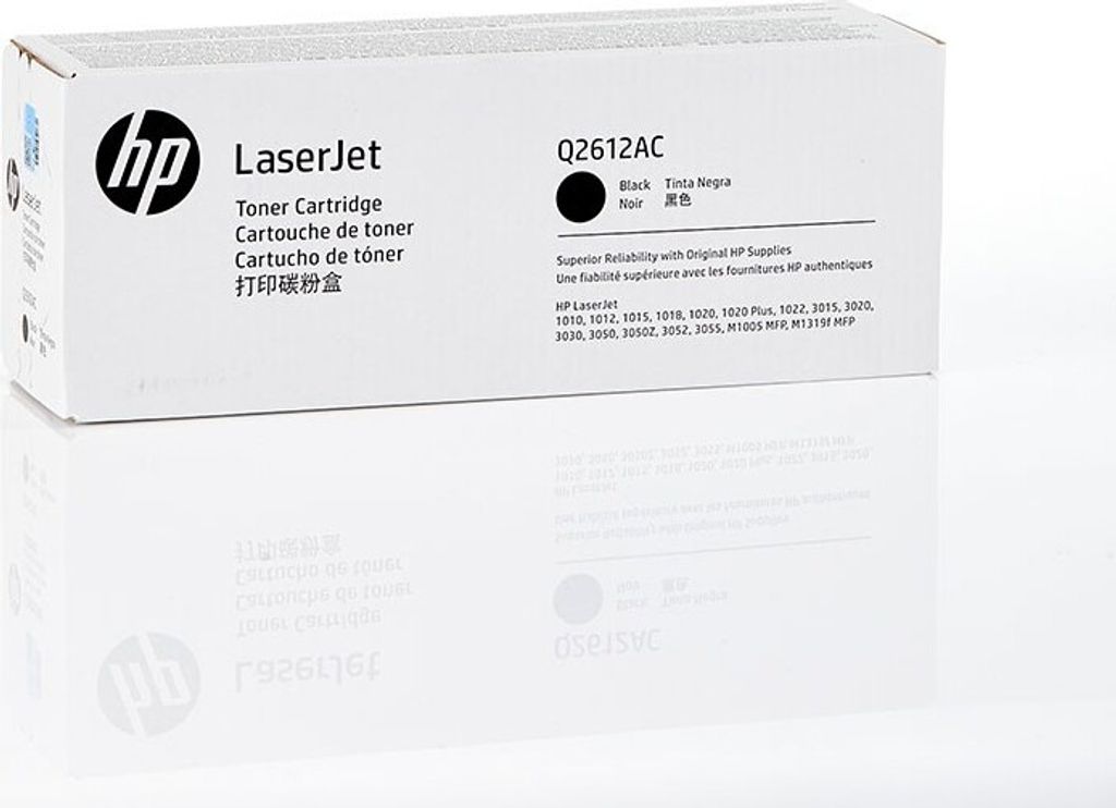 Toner HEWLETT PACKARD Q2612AC  LJ1010 CARTRIDGE BLACK Produktbild 