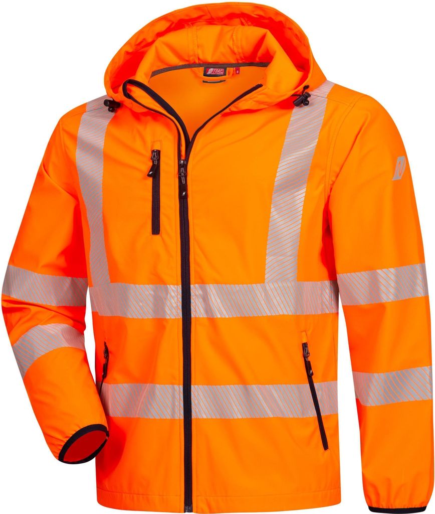 NITRAS Warnschutz Regenjacke Warnschutzjacke Gr. XS orange