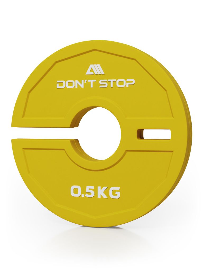 ATLETICA Add-On Flex Plates Colored | 2x0.5kg | Vollgummi Add On Plates I Drei Gewichte I Optimal um minimale Gewichtssteigerungen vorzunehmen