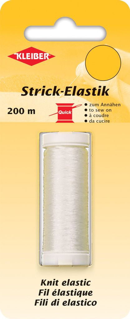 KLEIBER 71090 KLEIBER Strick-Elastik, 200 m, tansparent Immagine del prodotto 