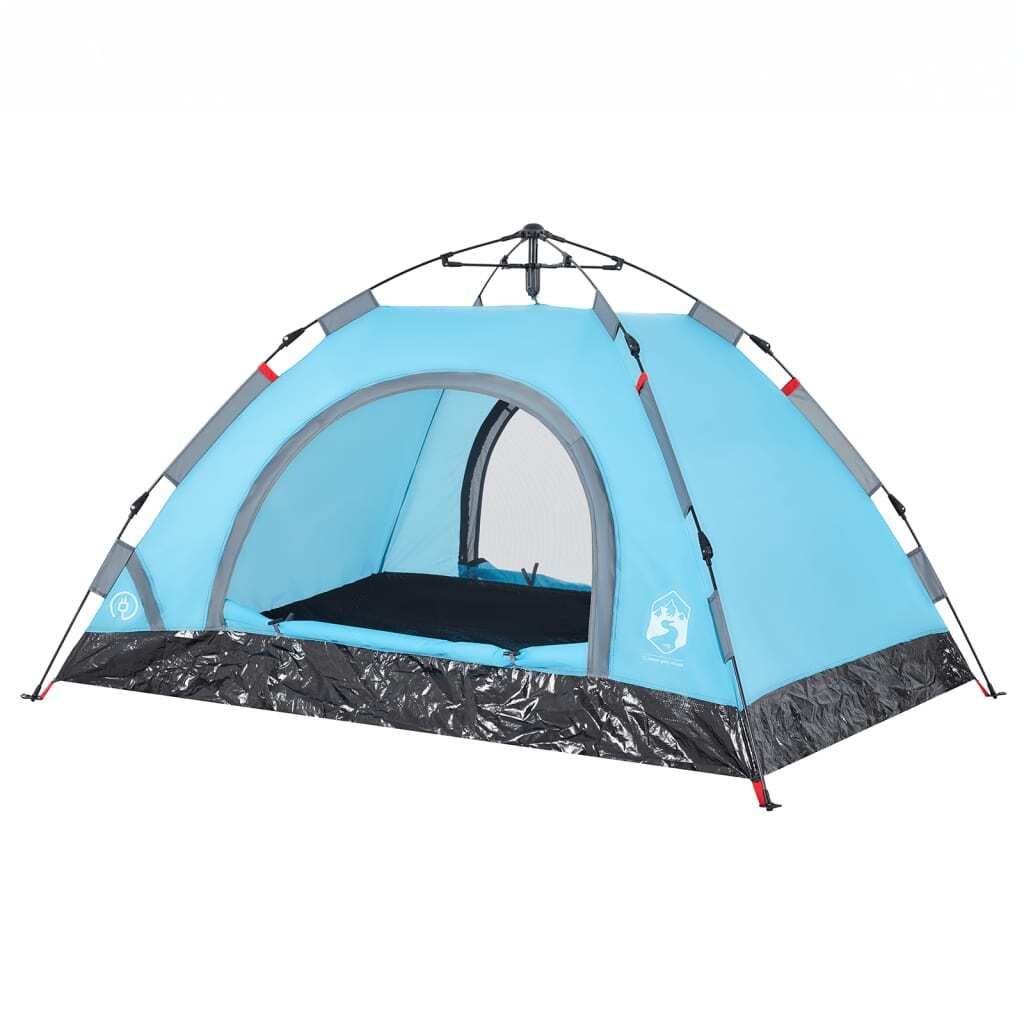 vidaXL Tente de camping 2 personnes bleue Quick Release Image du produit 