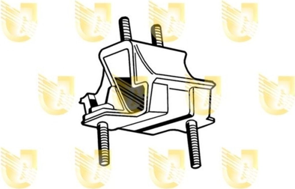 1 Lagerung, Motor UNIGOM 396459 für FORD, hinten