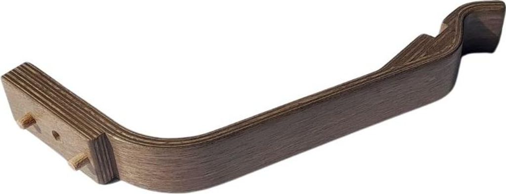 Ersatzhaken für den Holzwickeltisch in 4 verschiedenen Farben, Farbe:Walnuss