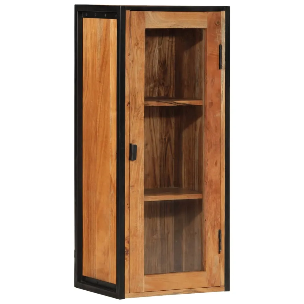 Armoire murale anti-humidité en acacia massif pour salle de bain